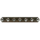 Seven Hook Wall Coat Racks